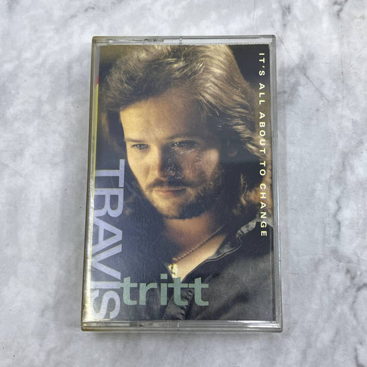 Travis Tritt It's All About To Change Country Music 1991 Cassette Tape TB7-20