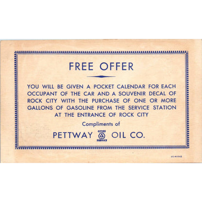 Fairyland Service Station Rock City Lookout Mtn Coupon Original Postcard TJ7-RP2