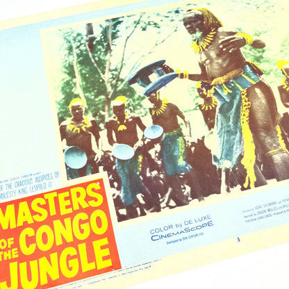 1960 Masters of the Congo Jungle Heinz Sielmann Lobby Card #3 FL4