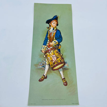 1969 Donald Art Co Hawley Print Drummer Boy Revolutionary War 6x15 FL2