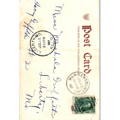 Sunbonnet Girl Days of the Week Ullman Sunday 1907 Original Postcard TK1-27