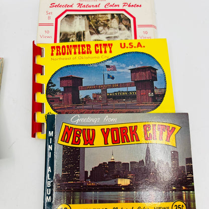 Huge Lot MCM c1960 Postcard Souvenir Books USA and International BA4