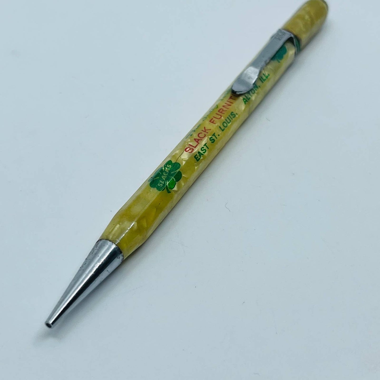 Mother of Pearl Mechanical Pencil Jolly Irishman Slack Furniture St Louis MO SB3