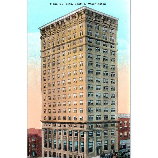 Vintage Postcard Hoge Building Seattle Washington TD9-W2
