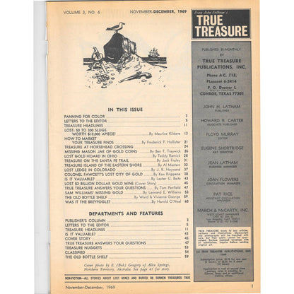 Long John Latham's Treasure Magazine - Gold Mining Metal Detecting Dec 1969 M5