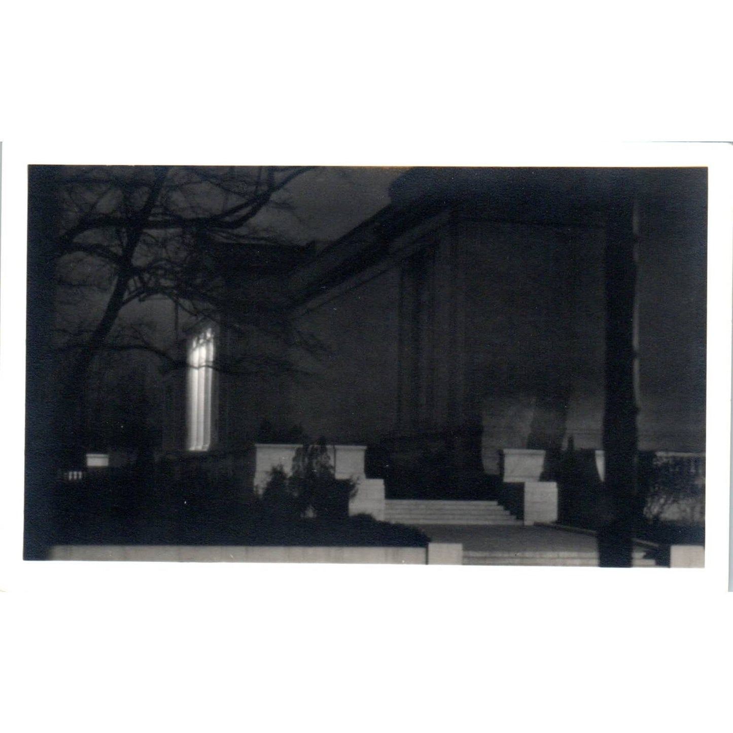 Vintage Postcard Night View - South Facade, Museum of Art Cleveland OH TD8-O2