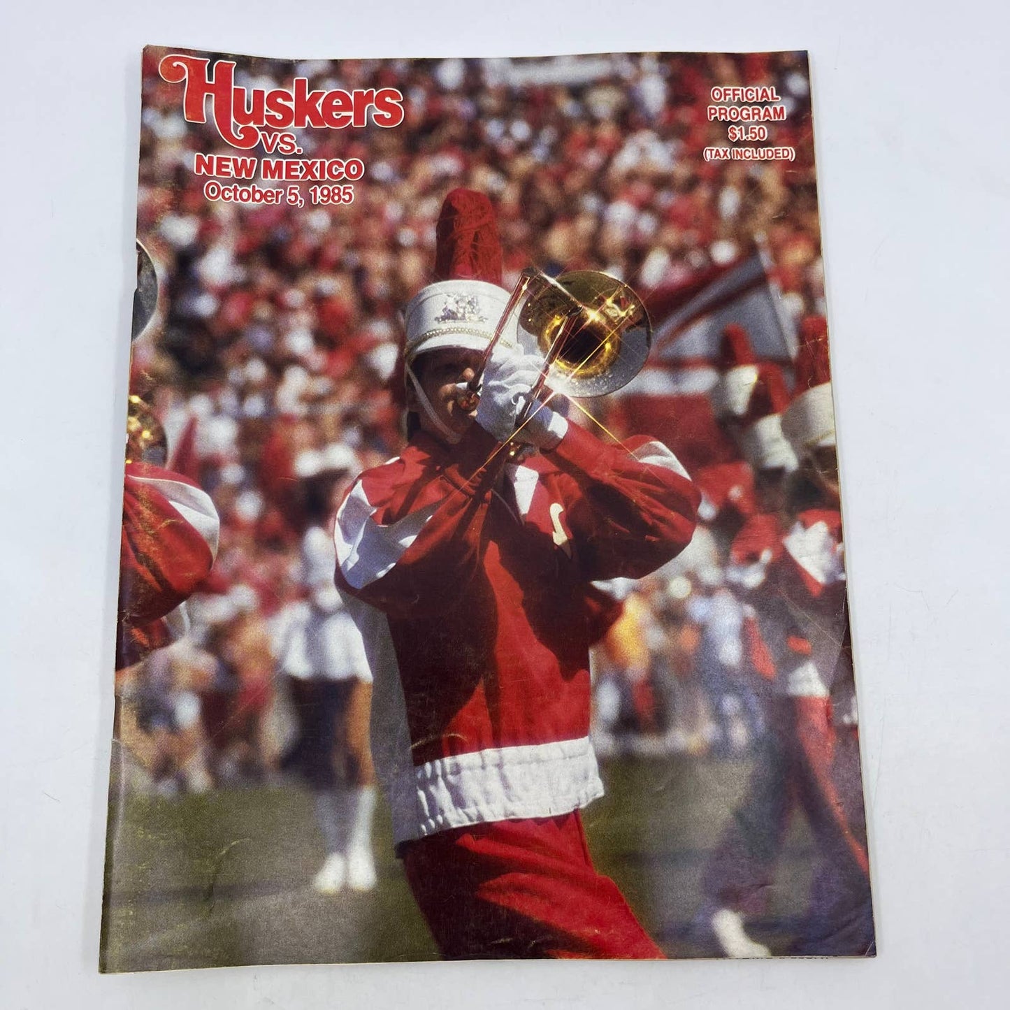 1985 Nebraska Cornhuskers vs. New Mexico Gameday Football Program TH6