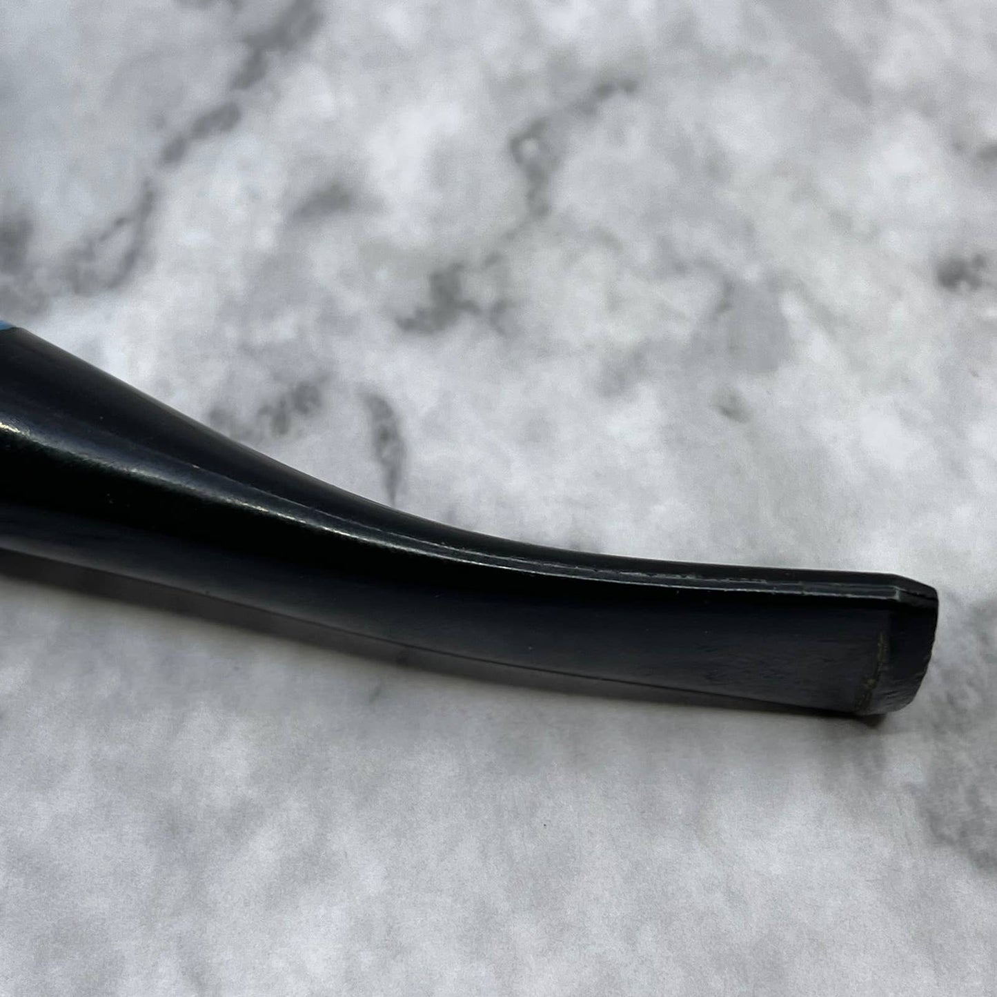 Venturi Estate Pipe Blue Brylon Bent Billiard (Vintage 1970s) TJ4-4