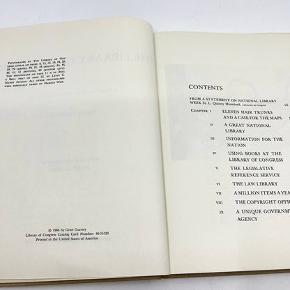 The Library of Congress: A Story of the Worlds Largest Library Gurney HC DJ TF9