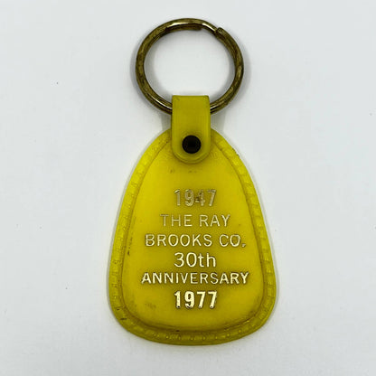 1977 Advertising Keychain 30th Anniversary THE RAY BROOKS CO. Somerset PA SC3