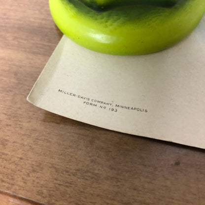 1922 Neither Absent Nor Tardy Certificate of Award Willard Lillie Austin MN