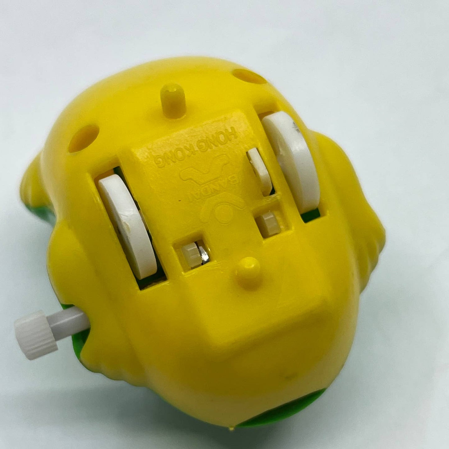 1981 Bandai Wind Up Splashies Swimming Frog Hong Kong WORKS 2" TH7