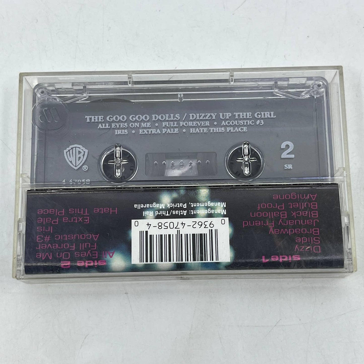 The Goo Goo Dolls Dizzy Up The Girl 1998 Cassette Tape 7 panel insert TD2