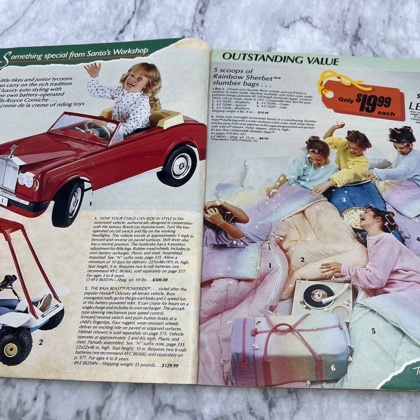 Sears Wish Book 1985 Christmas Catalog Camcorder Rainbow Brite GI Joe S2