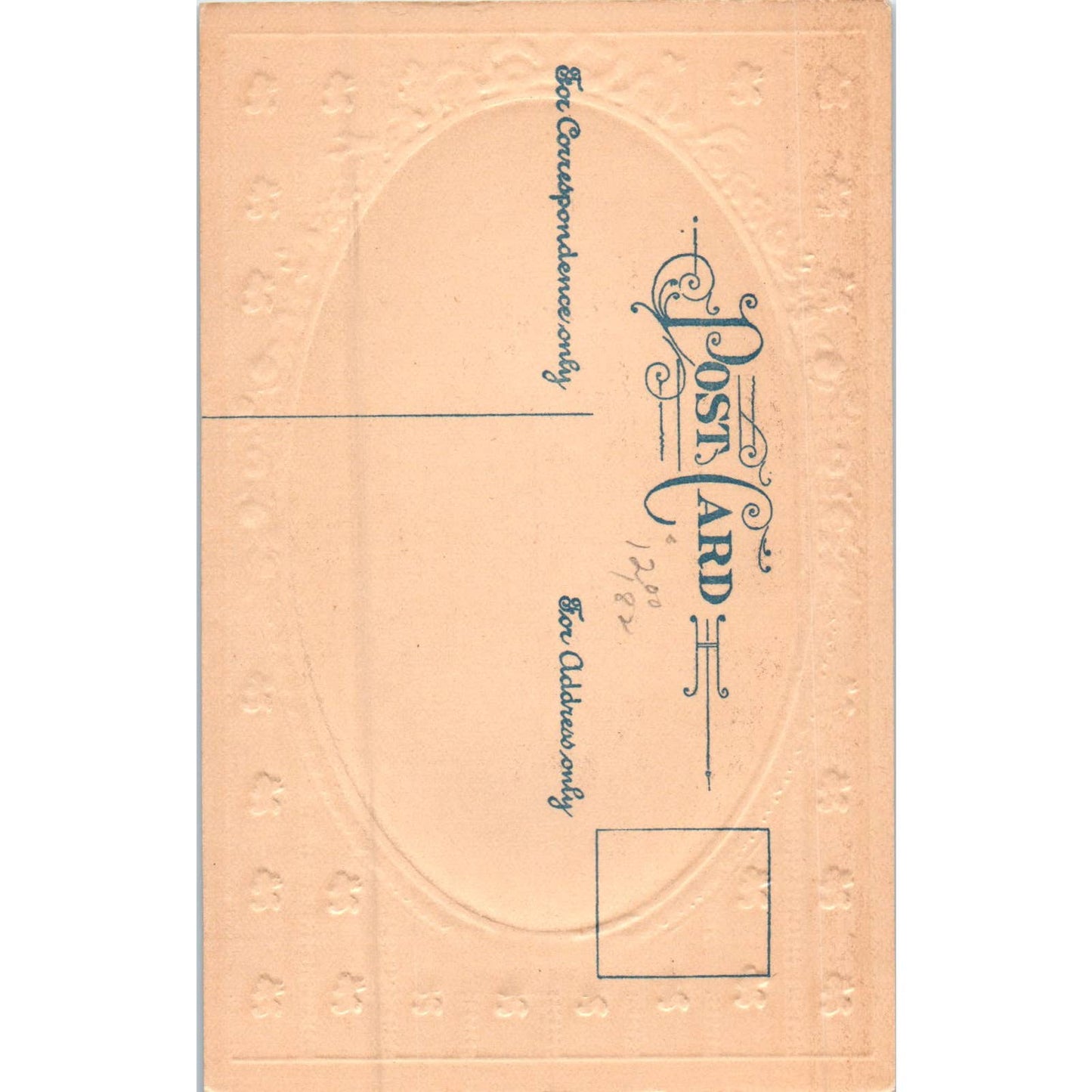 My World is a Dream of You Victorian Couple Romance Original Postcard TK1-P18