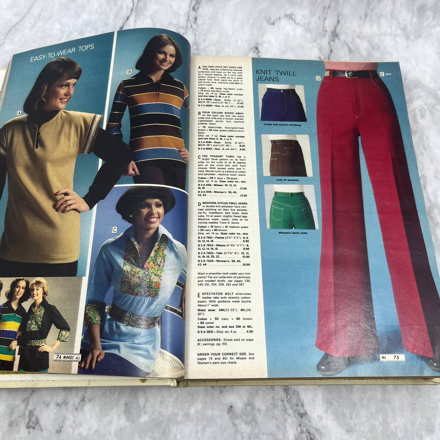 Montgomery Ward 1977 Fall & Winter Catalog Kansas City MO Hardcover S3