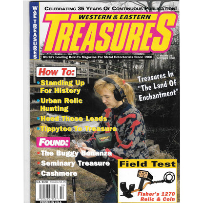 Western & Eastern Treasures Magazine - Treasure Hunting Oct 2001 M6