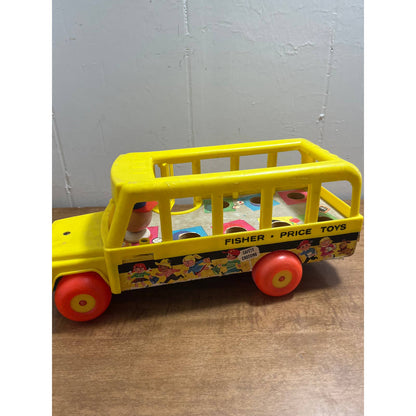 Vintage 1965 Fisher Price School Bus TG8