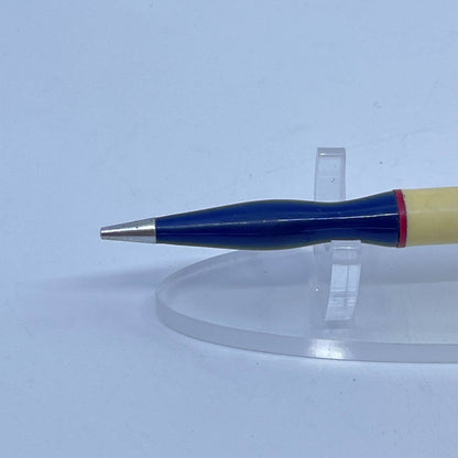 Vintage Mechanical Pencil Blue & Cream Contour Grip SD7