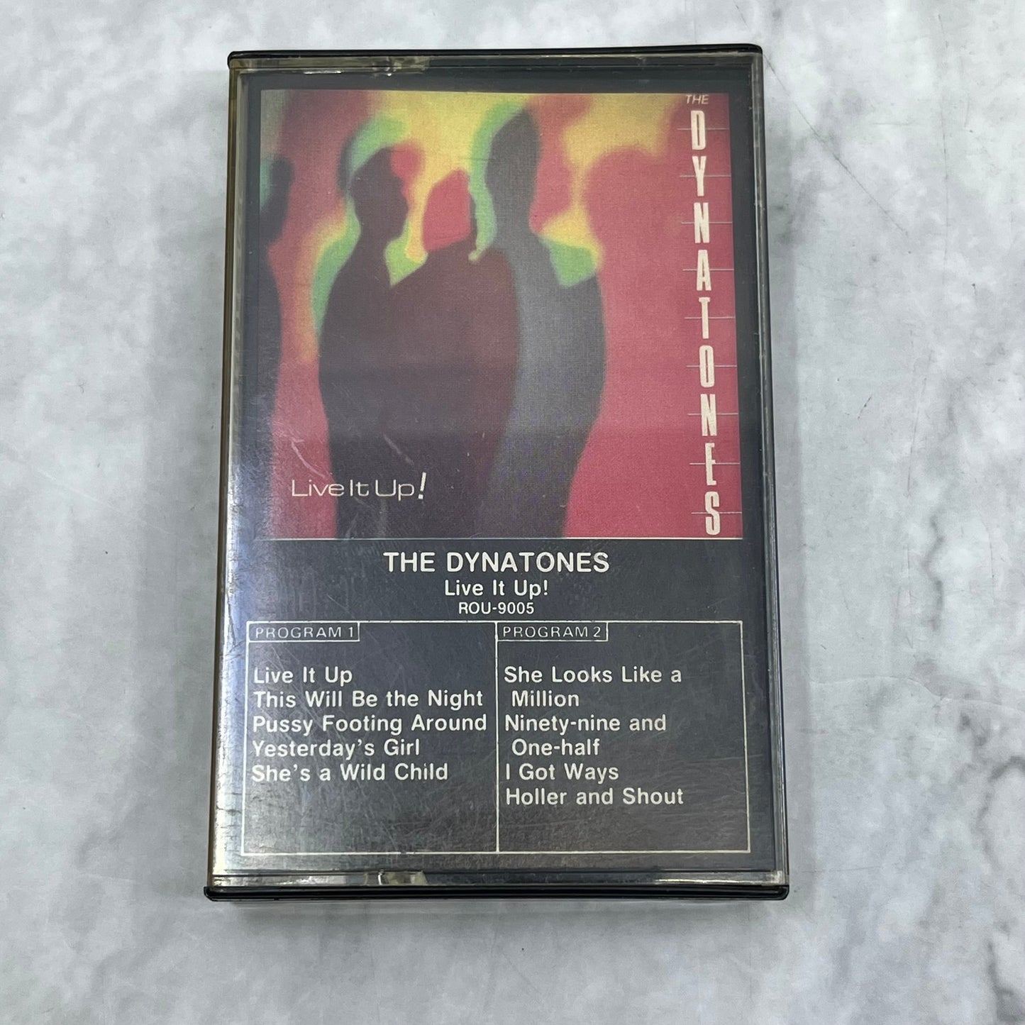 The Dynatones Live it Up! Cassette Tape TH9-C1
