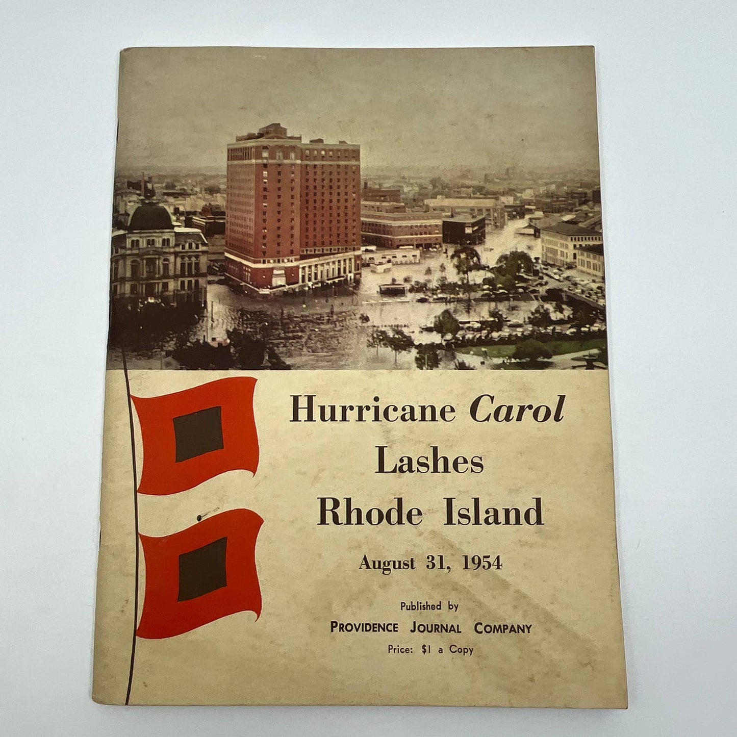 Hurricane Carol Lashes Rhode Island Book August 31 1954 Providence Journal TG6