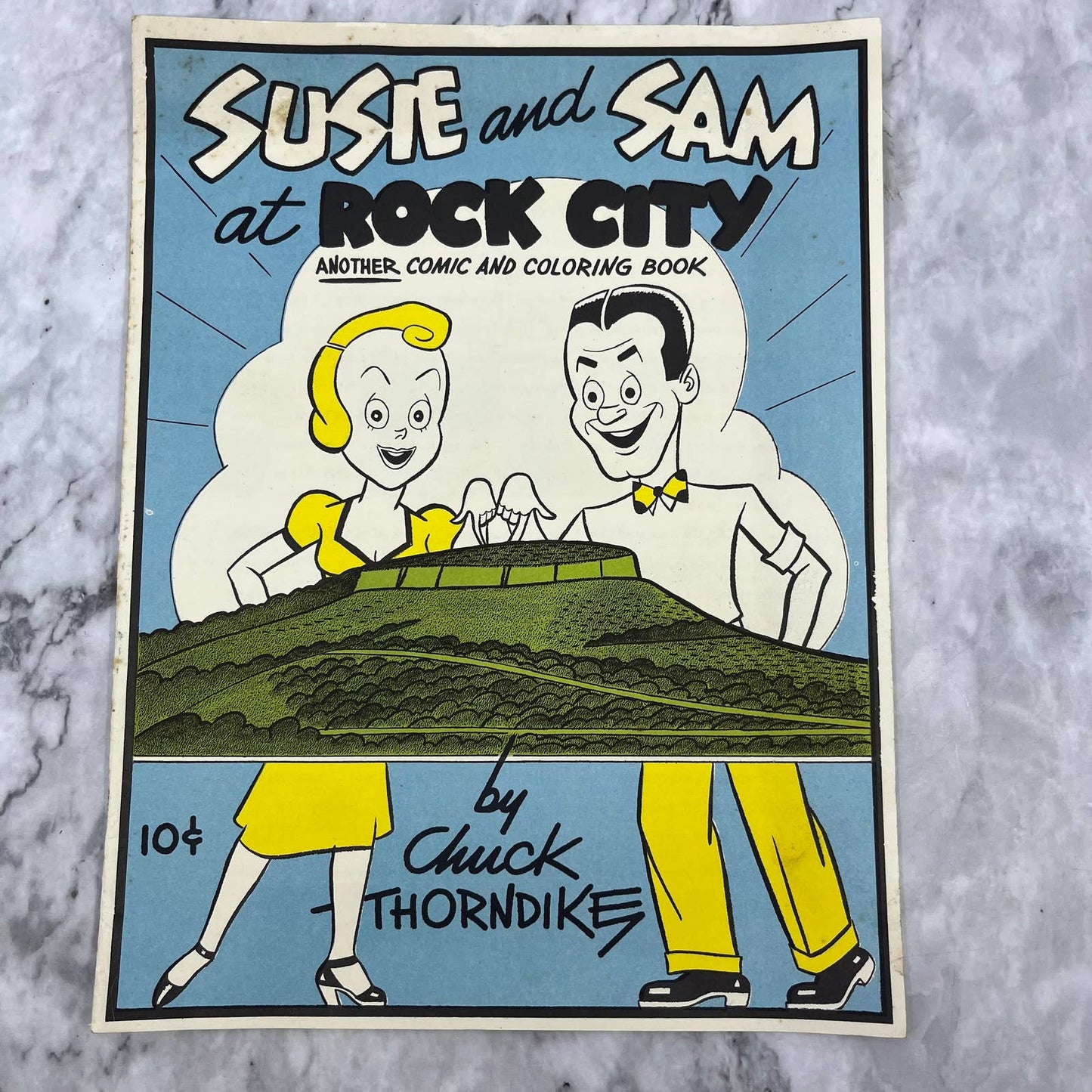 1950 Comic Book SUSIE AND SAM AT ROCK CITY TN Chuck Thorndike TH5-1