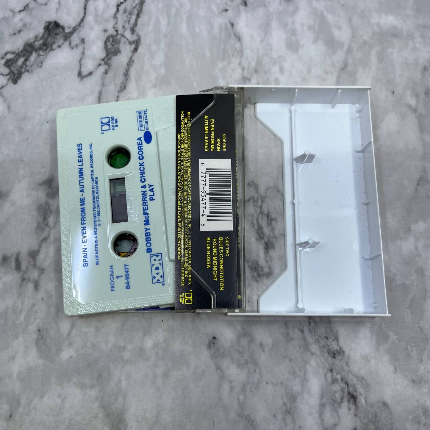 Bobby McFerrin & Chick Corea Play Blue Note Cassette Tape TD9-66