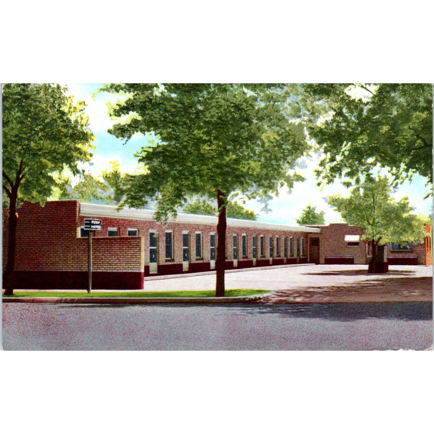 Ruby Motel Limon Colorado Original Postcard TK1-29