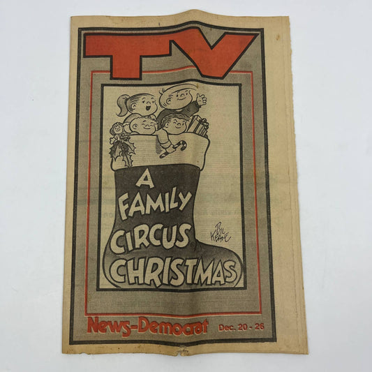 1981 Dec 20 Bellville IL News-Democrat TV Listings A Family Circus Christmas TG6