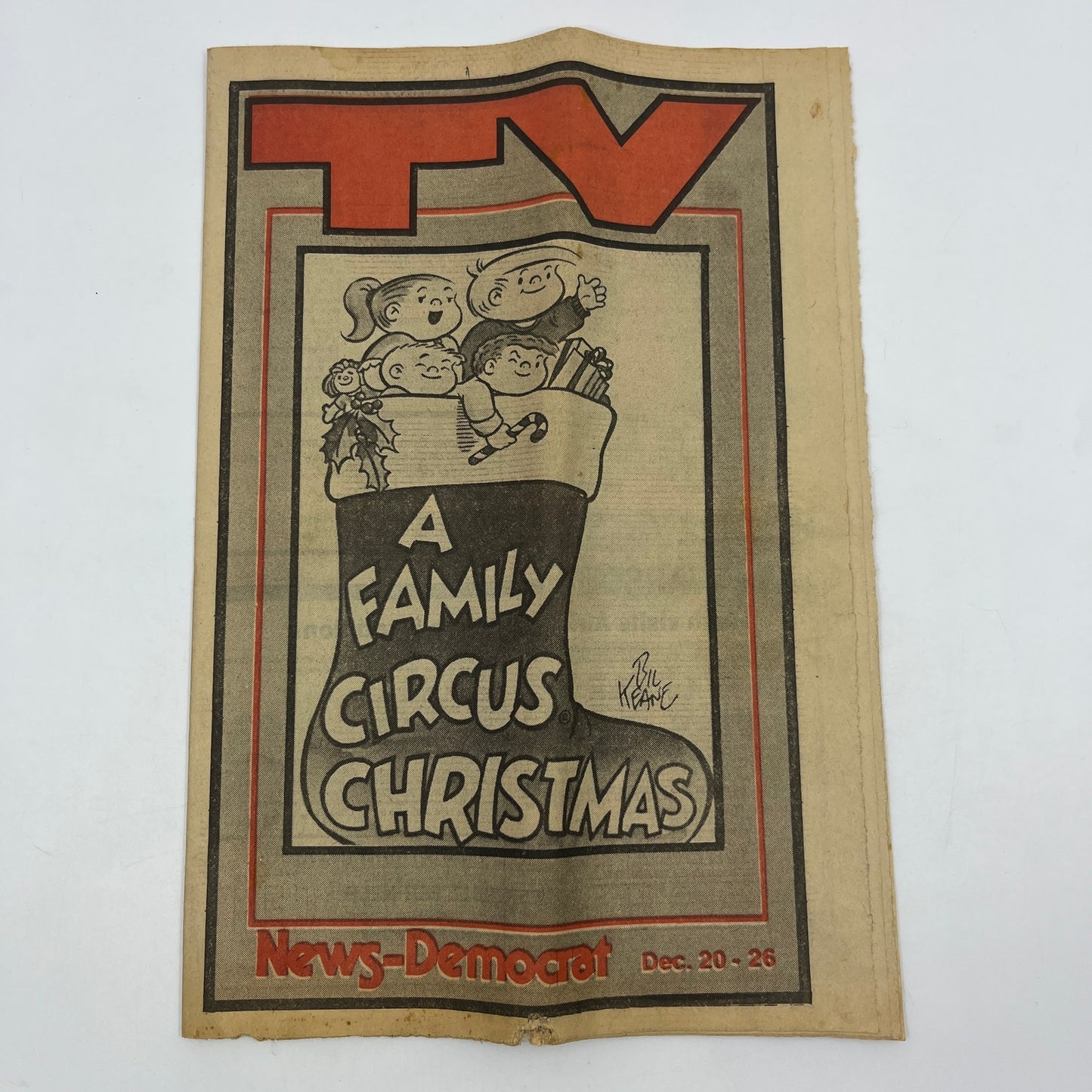 1981 Dec 20 Bellville IL News-Democrat TV Listings A Family Circus Christmas A18