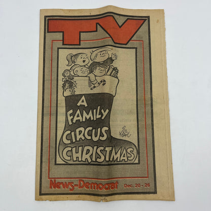 1981 Dec 20 Bellville IL News-Democrat TV Listings A Family Circus Christmas A18