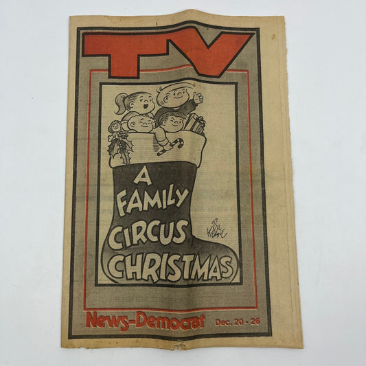 1981 Dec 20 Bellville IL News-Democrat TV Listings A Family Circus Christmas A18