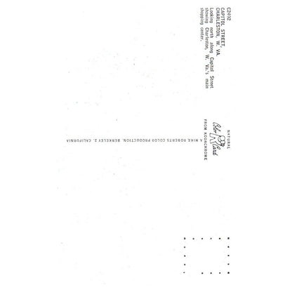 Vintage Postcard - Capitol Street Charleston W. Va Looking North AD9