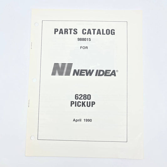 Original 1990 New Idea Parts Catalog 988015 for  6820 Pickup TB9