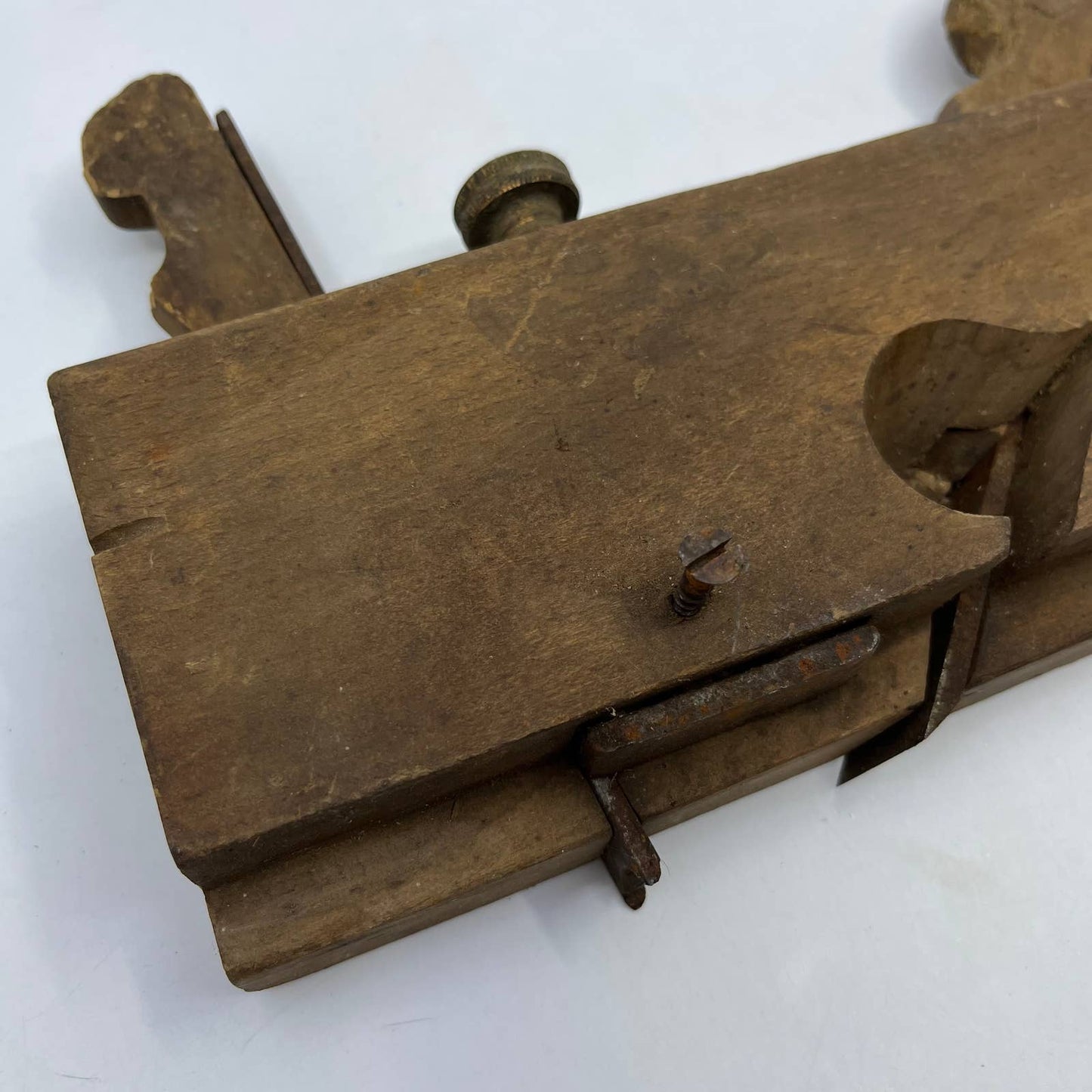 Vintage Primitive Wooden Router Trim Moulding Plane 9.5” TH2