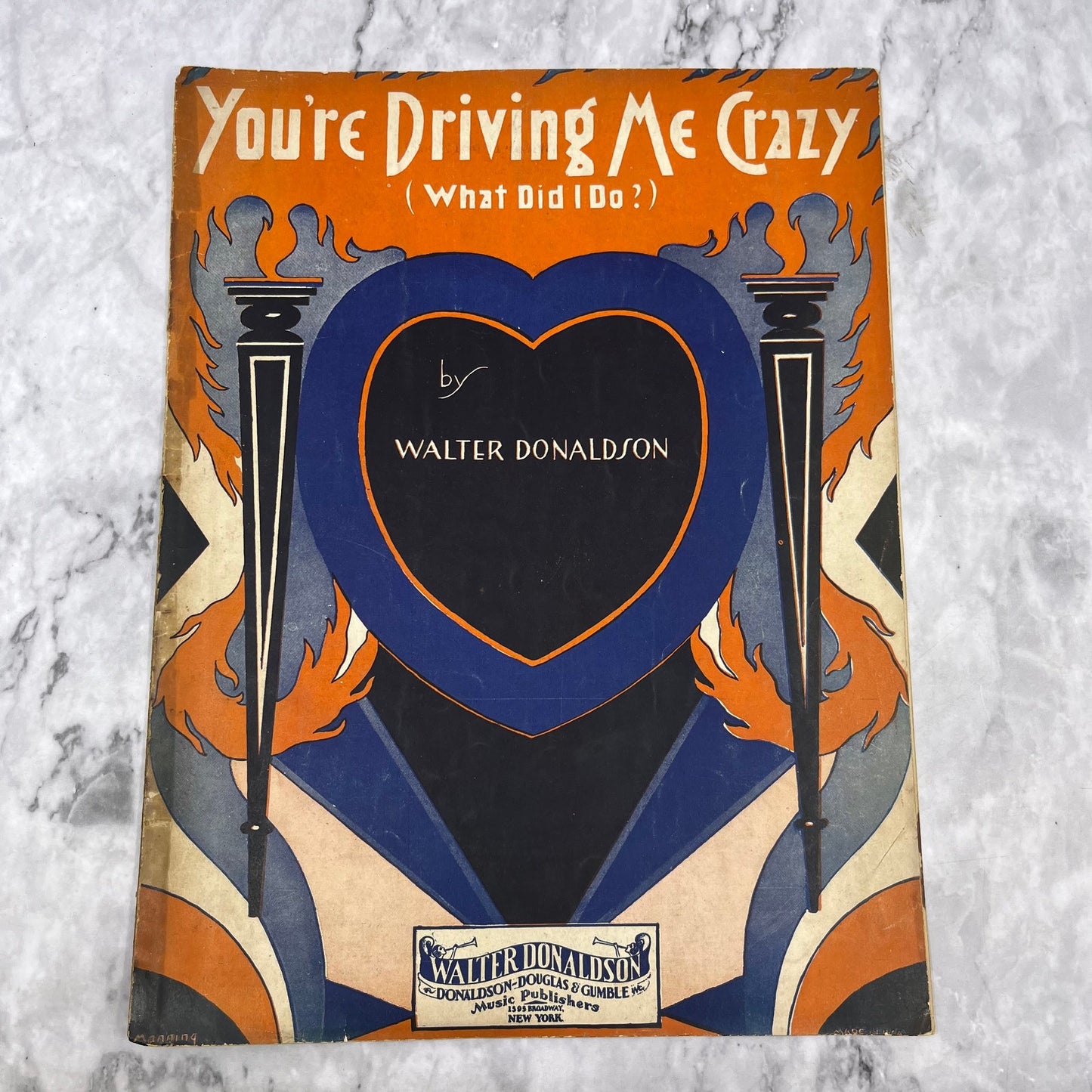 You're Driving Me Crazy (What did I do?) Sheet Music 1930 Walter Donaldson V39-4