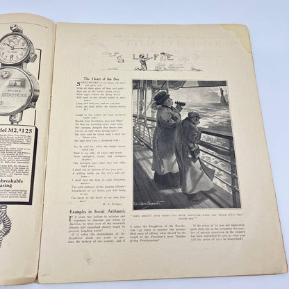 Life Magazine – August 10, 1911 (# 1502) – Rea Irvin – Deep Sea Number TF7