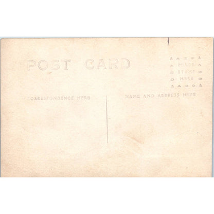 Antique Postcard RPPC Teacher in Schoolhouse Full of Children c1910 SE8