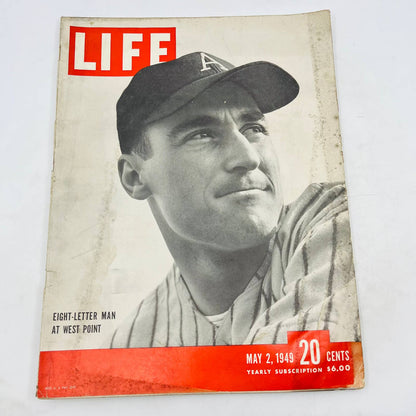 Life Magazine May 2 1949 Eight-Letter Man at West Point Star Arnold Galiffa TD5