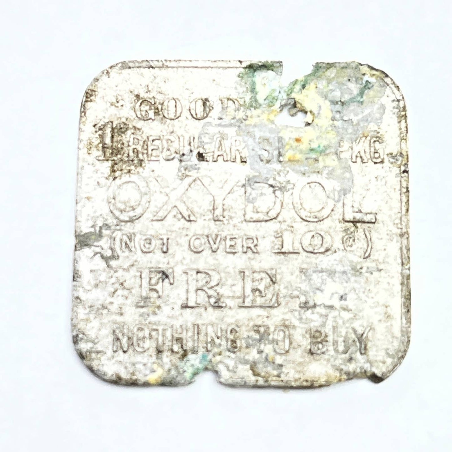Antique Token Good For 1 Free Package of Oxydol Coupon SE9