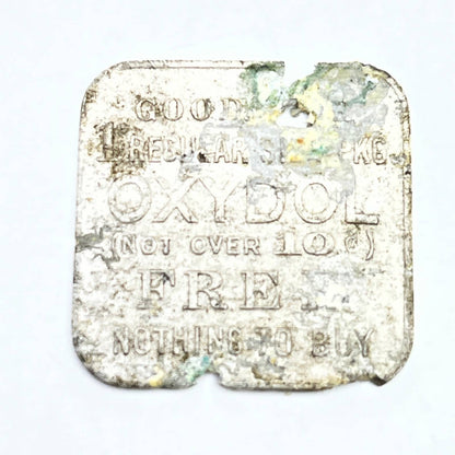 Antique Token Good For 1 Free Package of Oxydol Coupon SE9