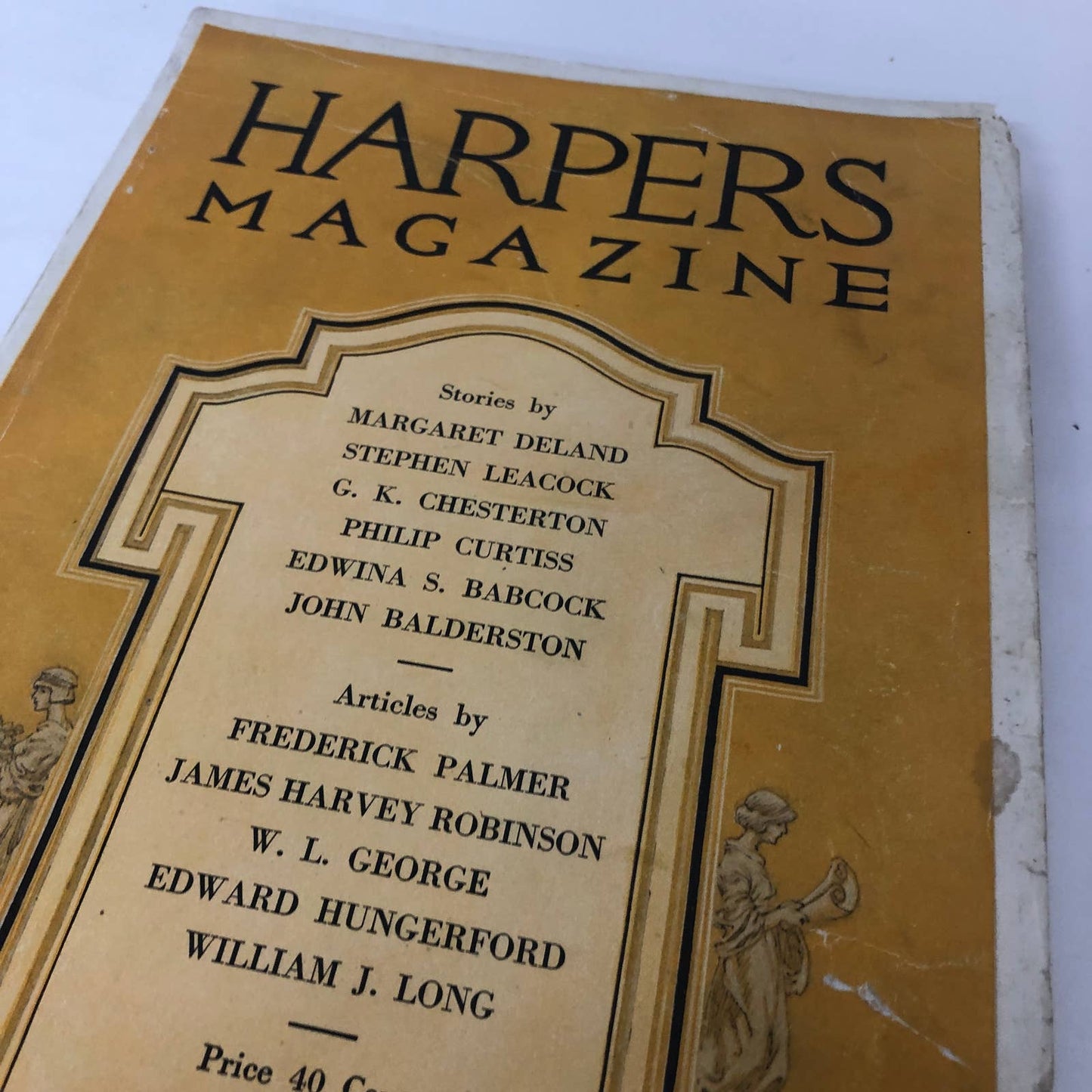 Harpers September 1920 Margaret Deland Frederick Palmer Roy Chapman Many Ads