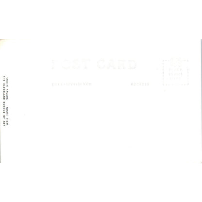 Vintage Postcard Night View - South Facade, Museum of Art Cleveland OH TD8-O2