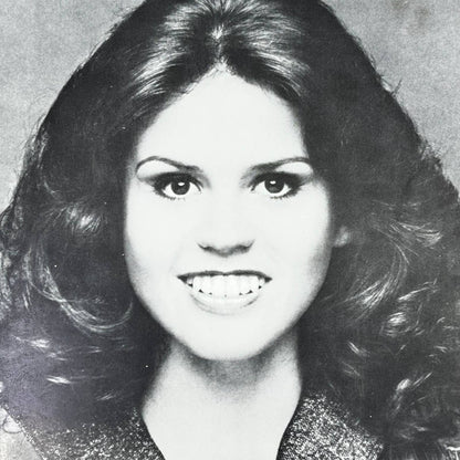 Vintage Marie Osmond Head Shot Portrait Black & White 8x10 AB4-22