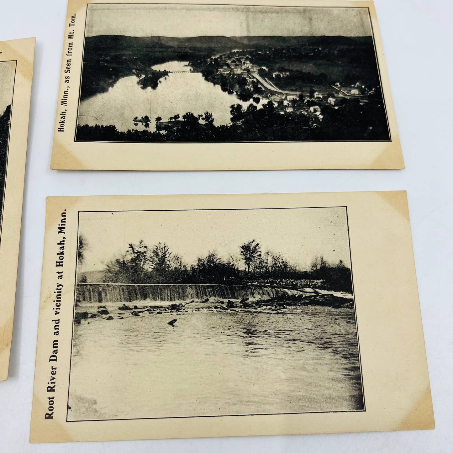 RARE Early 1900s Photo Postcard Lot of HOKAH MINNESOTA Root River Mt Tom EA2-HO