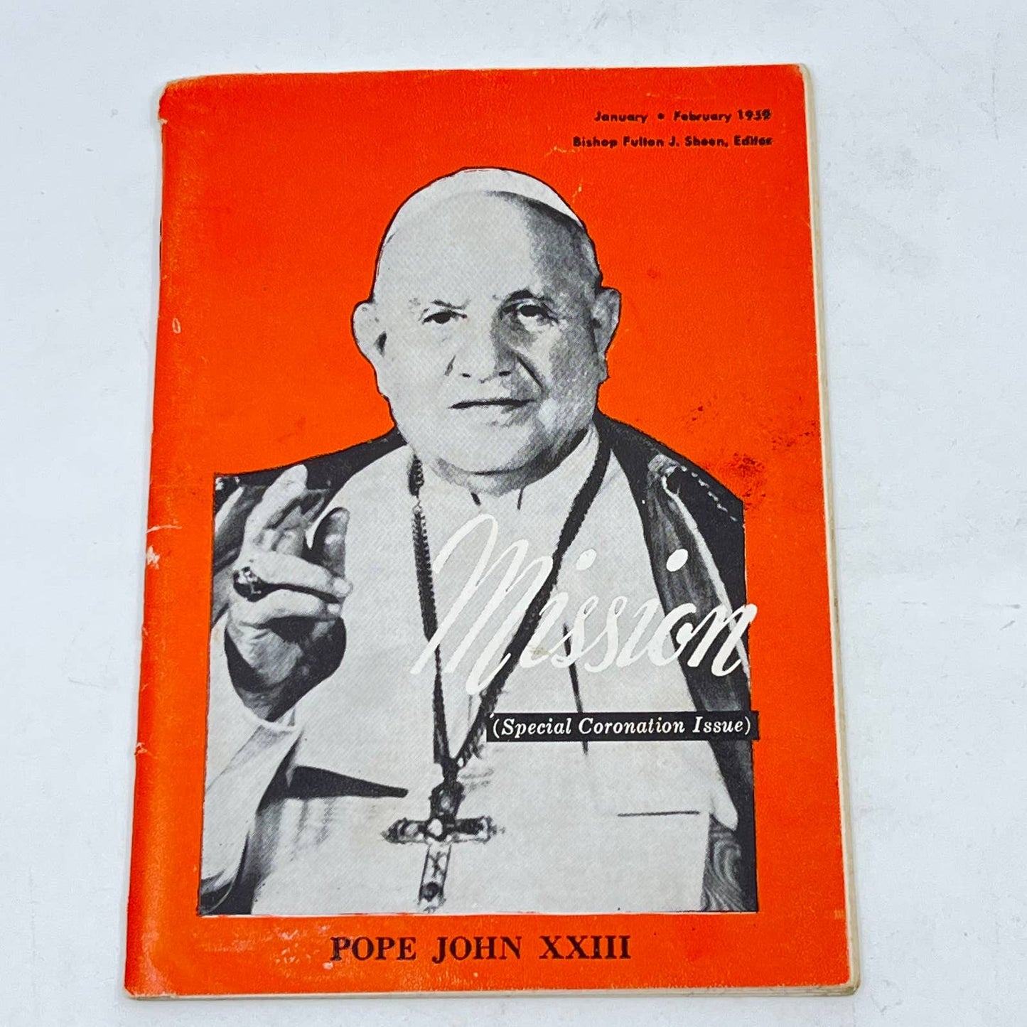 1959 Pope John XXII Mission Booklet Coronation Issue TE3