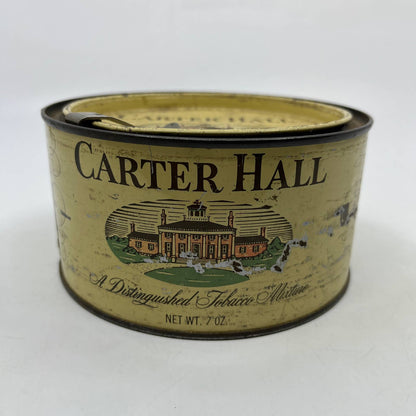 Vintage Tobacco Tin CARTER HALL from R.J. REYNOLDS Company w/ Opener TI2