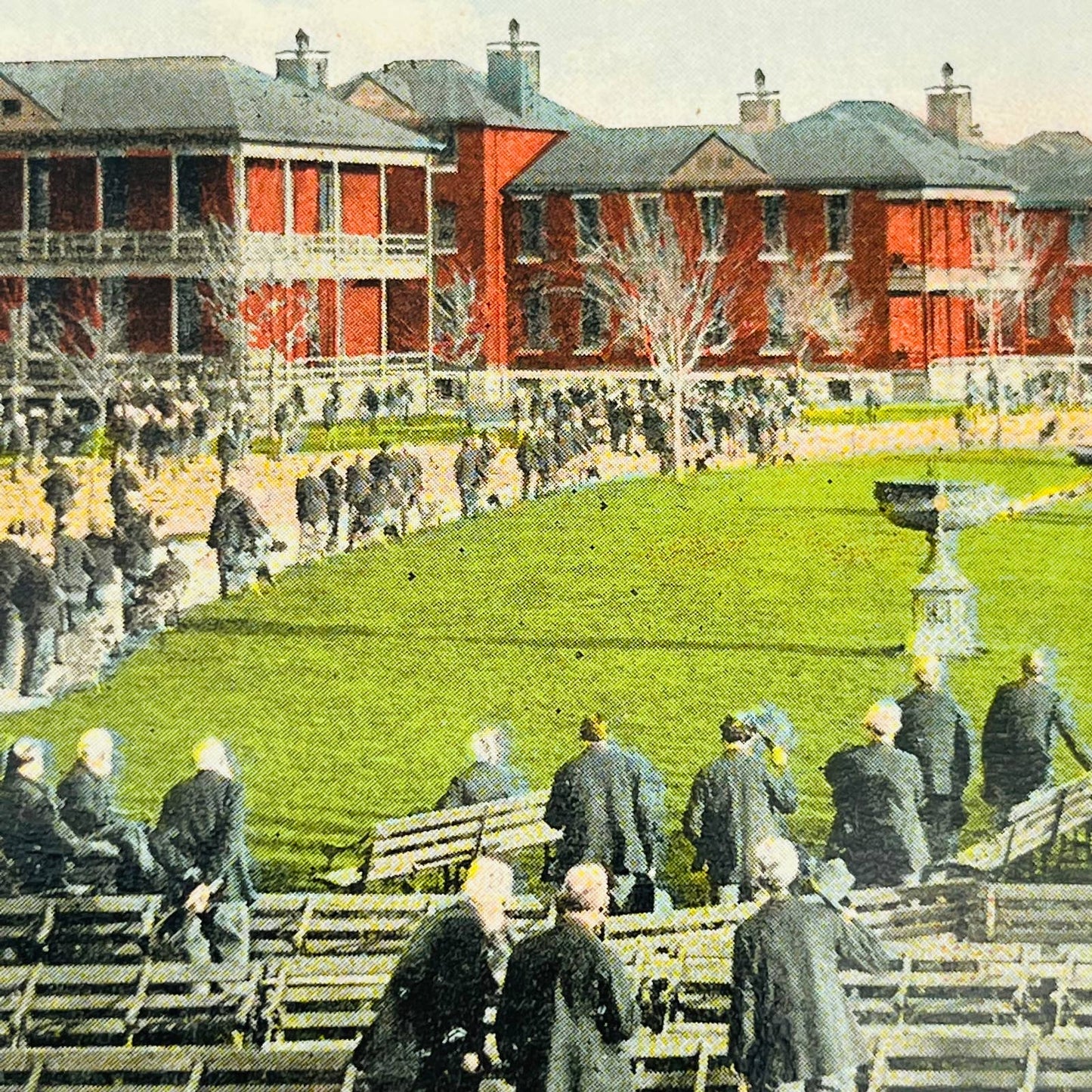 Franklin Ave Looking South From Bandstand Soldiers Home Leavenworth Kansas PA8