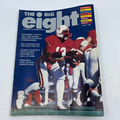 1983 Big Eight Football & Basketball Magazine Turner Gill Nebraska Huskers TH6