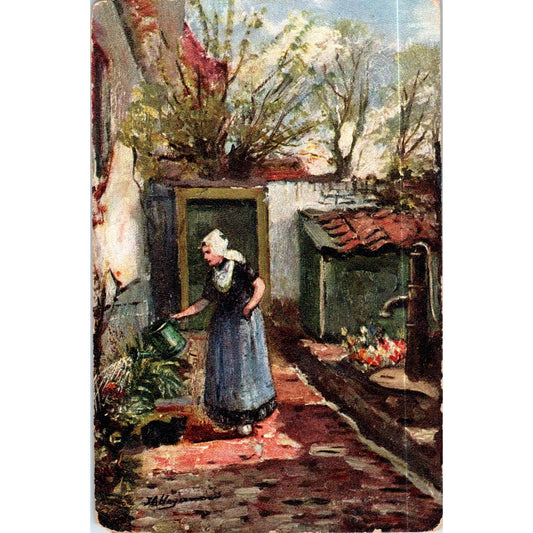 Dutch Cottage Homes 1907 Raphael Tuck Oilette Original Postcard TK1-P17